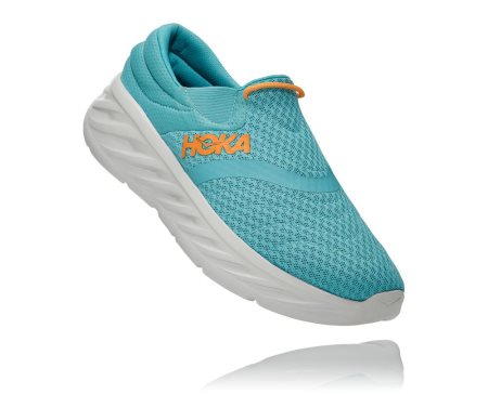 Hoka One One Ora Recovery Shoe 2 Moški Usposabljanje Čevlji Svetlo Turkizna / Oranžna SI-137956F